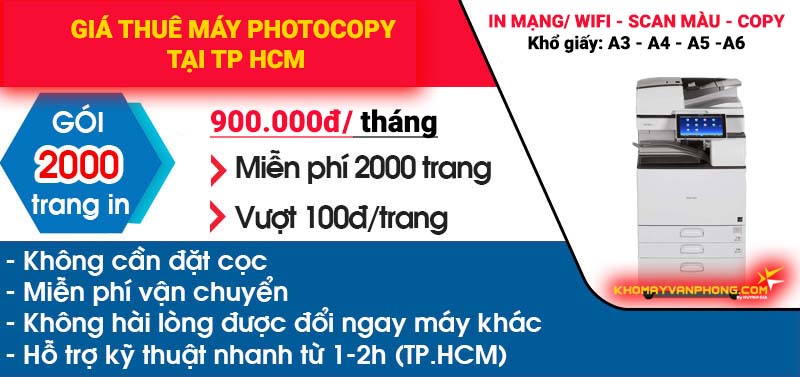 Cho thuê máy photocopy tphcm – Dịch vụ cho thuê chất lượng, giá cả hợp lý
